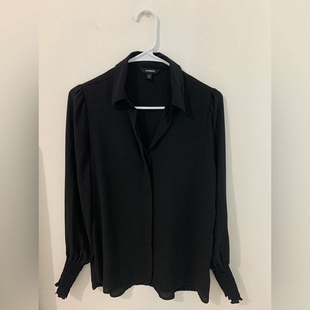 Express Long Sleeve Button Down shirt Size XS